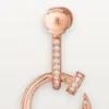 Boucles d’oreilles Juste Un Clou, doubles, pavées
