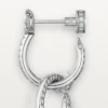 Boucles d’oreilles Juste Un Clou, doubles, pavées