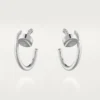 Boucles d&rsquo;oreilles Juste Un Clou – Or blanc – Cartier