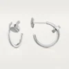 Boucles d&rsquo;oreilles Juste Un Clou – Or blanc – Cartier