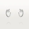 Boucles d&rsquo;oreilles Juste Un Clou – Or blanc, diamants – Cartier
