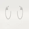 Boucles d&rsquo;oreilles Juste Un Clou – Or blanc, diamants – Cartier