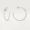 Boucles d&rsquo;oreilles Juste Un Clou – Or blanc, diamants – Cartier