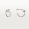 Boucles d&rsquo;oreilles Juste Un Clou – Or blanc, diamants – Cartier