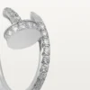 Boucles d&rsquo;oreilles Juste Un Clou – Or blanc, diamants – Cartier