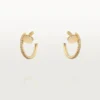 Boucles d&rsquo;oreilles Juste Un Clou – Or jaune, diamants – Cartier