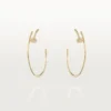 Boucles d&rsquo;oreilles Juste Un Clou – Or jaune, diamants – Cartier