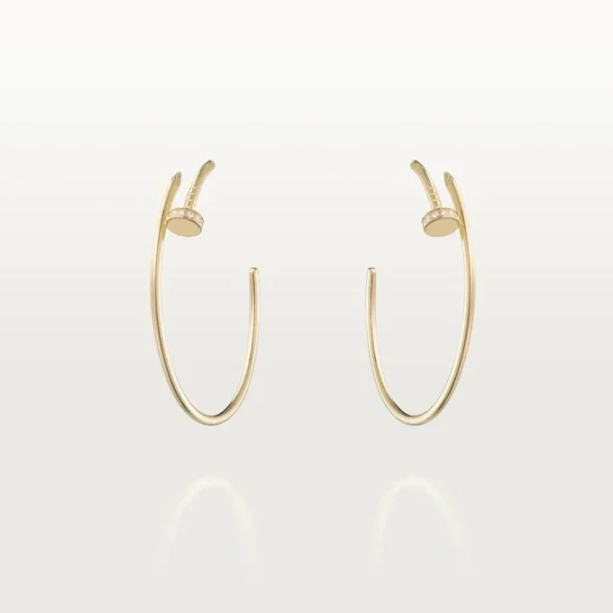 Boucles d&rsquo;oreilles Juste Un Clou – Or jaune, diamants – Cartier