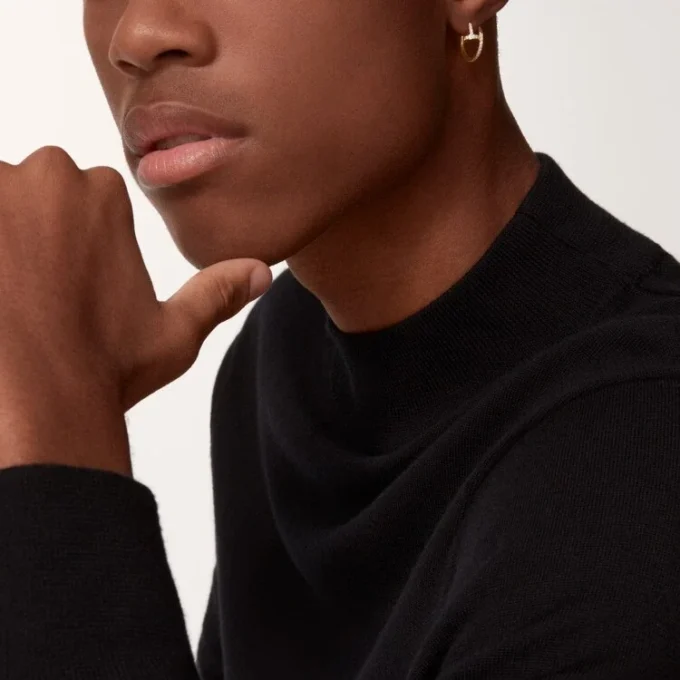 Boucles d&rsquo;oreilles Juste Un Clou – Or jaune, diamants – Cartier