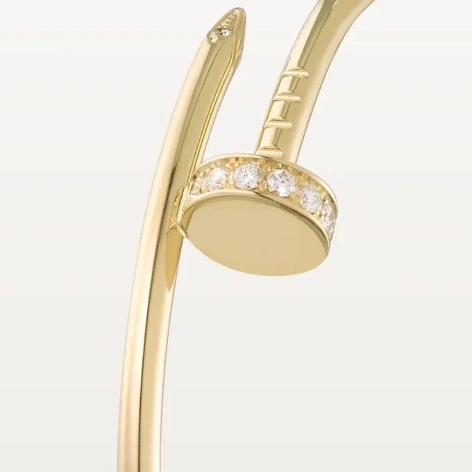 Boucles d&rsquo;oreilles Juste Un Clou – Or jaune, diamants – Cartier
