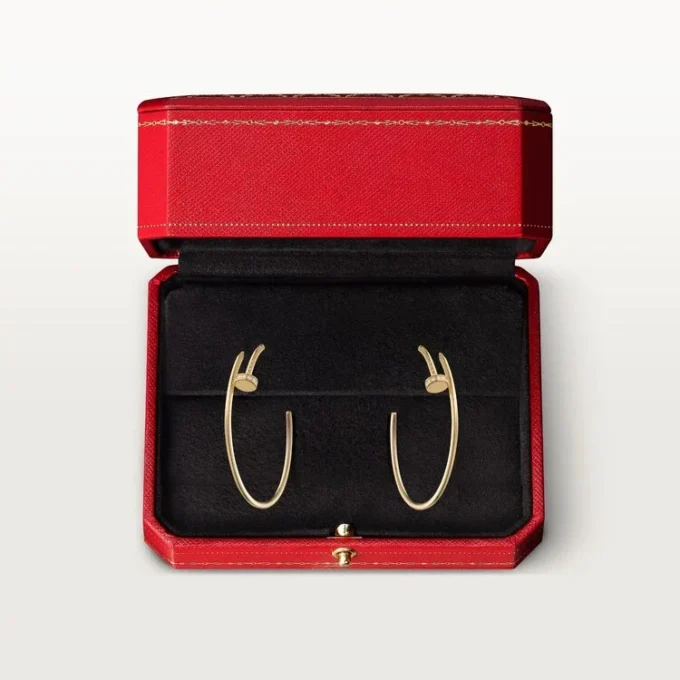 Boucles d&rsquo;oreilles Juste Un Clou – Or jaune, diamants – Cartier