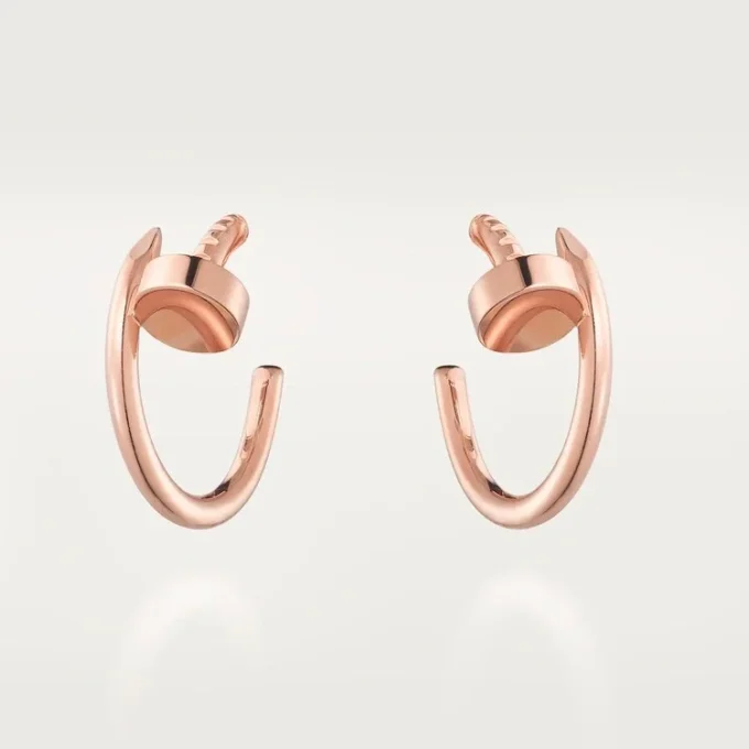 Boucles d&rsquo;oreilles Juste Un Clou – Or rose – Cartier
