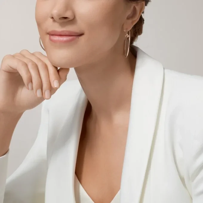 Boucles d&rsquo;oreilles Juste Un Clou – Or rose – Cartier