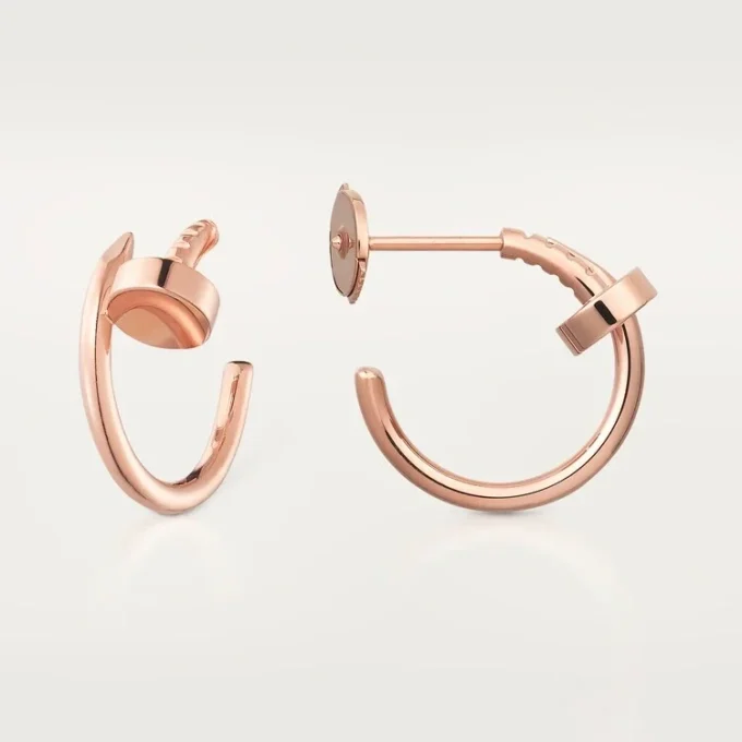 Boucles d&rsquo;oreilles Juste Un Clou – Or rose – Cartier