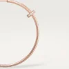 Boucles d&rsquo;oreilles Juste Un Clou – Or rose, diamants – Cartier