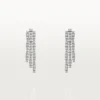 Boucles d&rsquo;oreilles Lignes Essentielles, diamants taille brillant