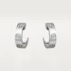 Boucles d&rsquo;oreilles Love, 2 diamants – Or blanc, Diamants – Cartier