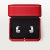 Boucles d&rsquo;oreilles Love, 2 diamants – Or blanc, Diamants – Cartier