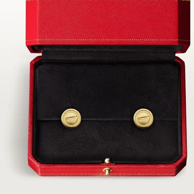 Boucles d&rsquo;oreilles Love en or jaune | Cartier US