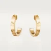 Boucles d&rsquo;oreilles Love Hoop – Or jaune, petit modèle | Cartier US