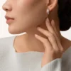 Boucles d&rsquo;oreilles Love, multi-port, demi-sertissage