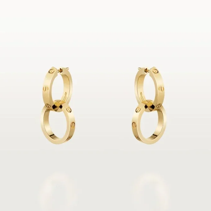 Boucles d&rsquo;oreilles Love, multi-positions