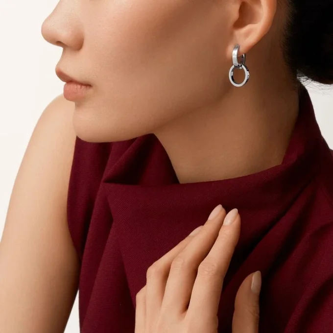 Boucles d&rsquo;oreilles Love, multi-positions