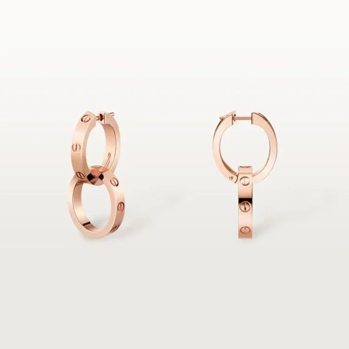 Boucles d&rsquo;oreilles Love, multi-positions