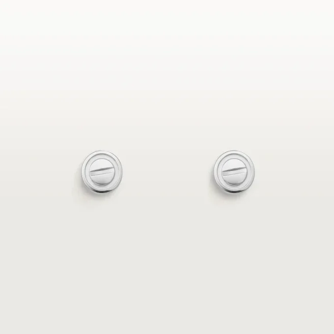 Boucles d&rsquo;oreilles Love – Or blanc – Cartier