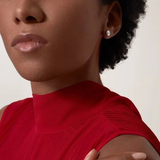 Boucles d&rsquo;oreilles Love – Or blanc – Cartier