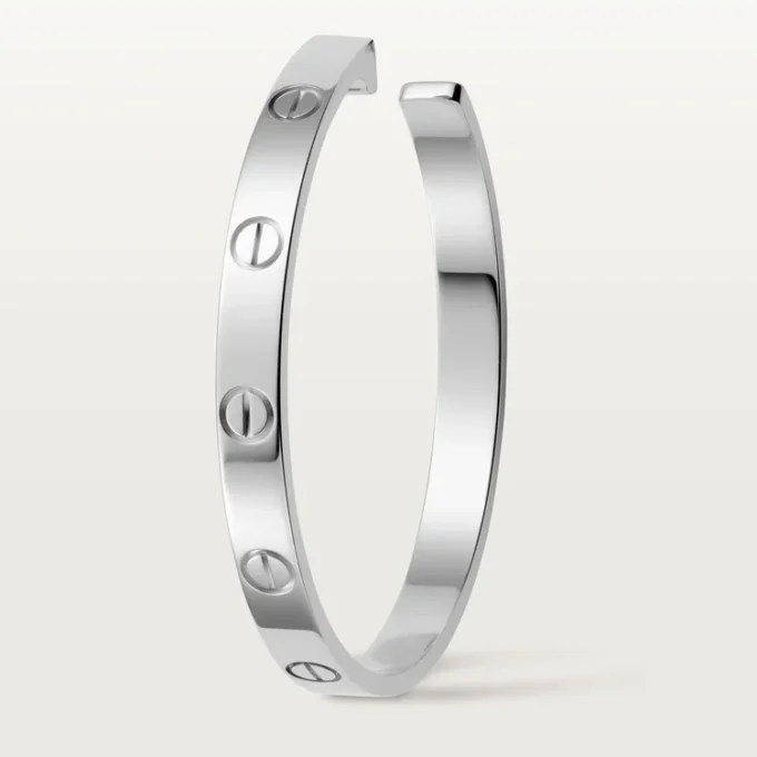 Boucles d&rsquo;oreilles Love – Or blanc – Cartier