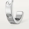 Boucles d&rsquo;oreilles Love – Or blanc – Cartier