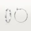 Boucles d&rsquo;oreilles Love – Or blanc – Cartier