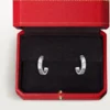 Boucles d&rsquo;oreilles Love – Or blanc – Cartier