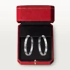 Boucles d&rsquo;oreilles Love – Or blanc – Cartier