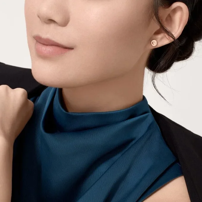 Boucles d&rsquo;oreilles Love – Or rose – Cartier