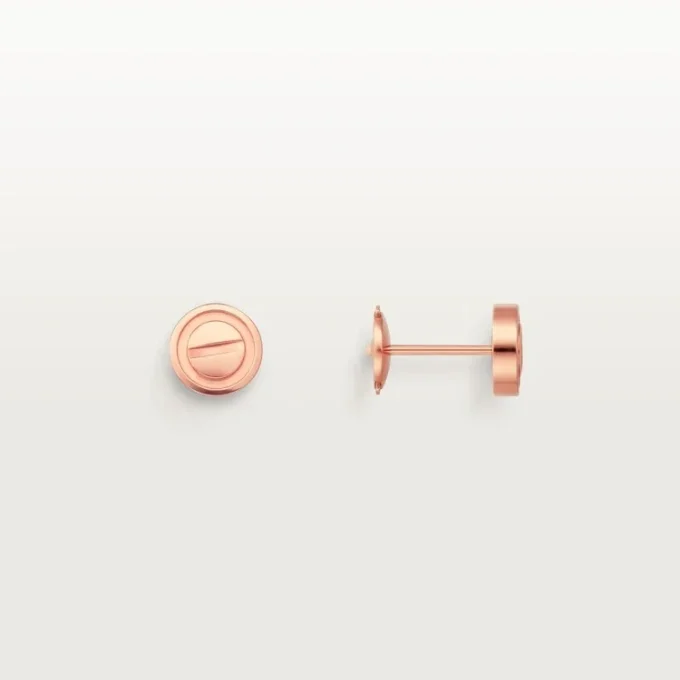 Boucles d&rsquo;oreilles Love – Or rose – Cartier
