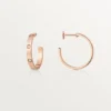 Boucles d&rsquo;oreilles Love – Or rose, diamant – Cartier