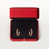 Boucles d&rsquo;oreilles Love – Or rose, diamant – Cartier