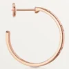 Boucles d&rsquo;oreilles Love – Or rose, diamant – Cartier