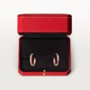 Boucles d&rsquo;oreilles Love – Or rose, diamant – Cartier