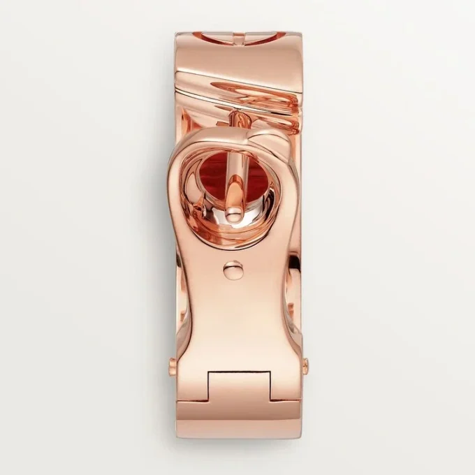 Boucles d&rsquo;oreilles Love – Or rose, diamants – Cartier