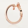 Boucles d&rsquo;oreilles Love – Or rose, diamants – Cartier