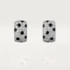 Boucles d&rsquo;oreilles Panthère de Cartier – Or blanc, onyx, diamants – Cartier