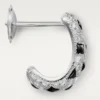 Boucles d&rsquo;oreilles Panthère de Cartier – Or blanc, onyx, diamants – Cartier