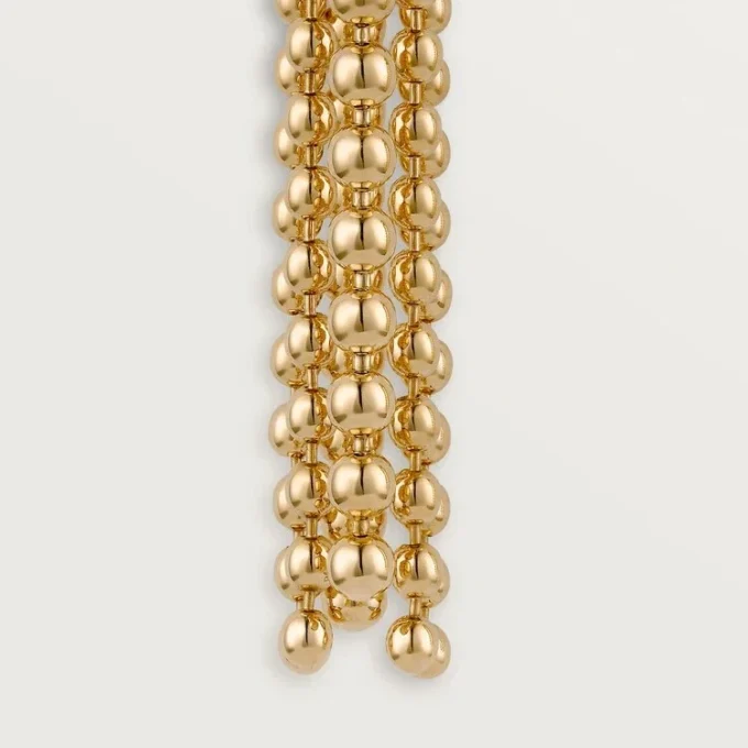 Boucles d&rsquo;oreilles Panthère de Cartier – Or jaune, diamants, grenats tsavorites, onyx – Cartier