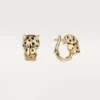 Boucles d&rsquo;oreilles Panthère de Cartier – Or jaune, laque, diamants, grenats tsavorites, onyx – Cartier