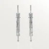 Boucles d&rsquo;oreilles Panthère de Cartier, pavées