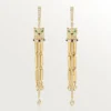 Boucles d&rsquo;oreilles Panthère de Cartier, pavées
