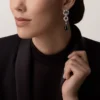 Boucles d&rsquo;oreilles Panthère de Cartier, pavées